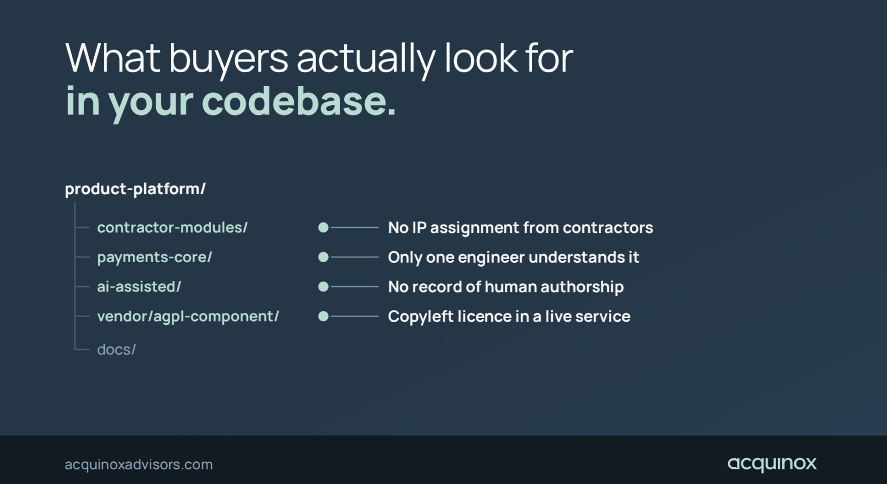 Technical due diligence