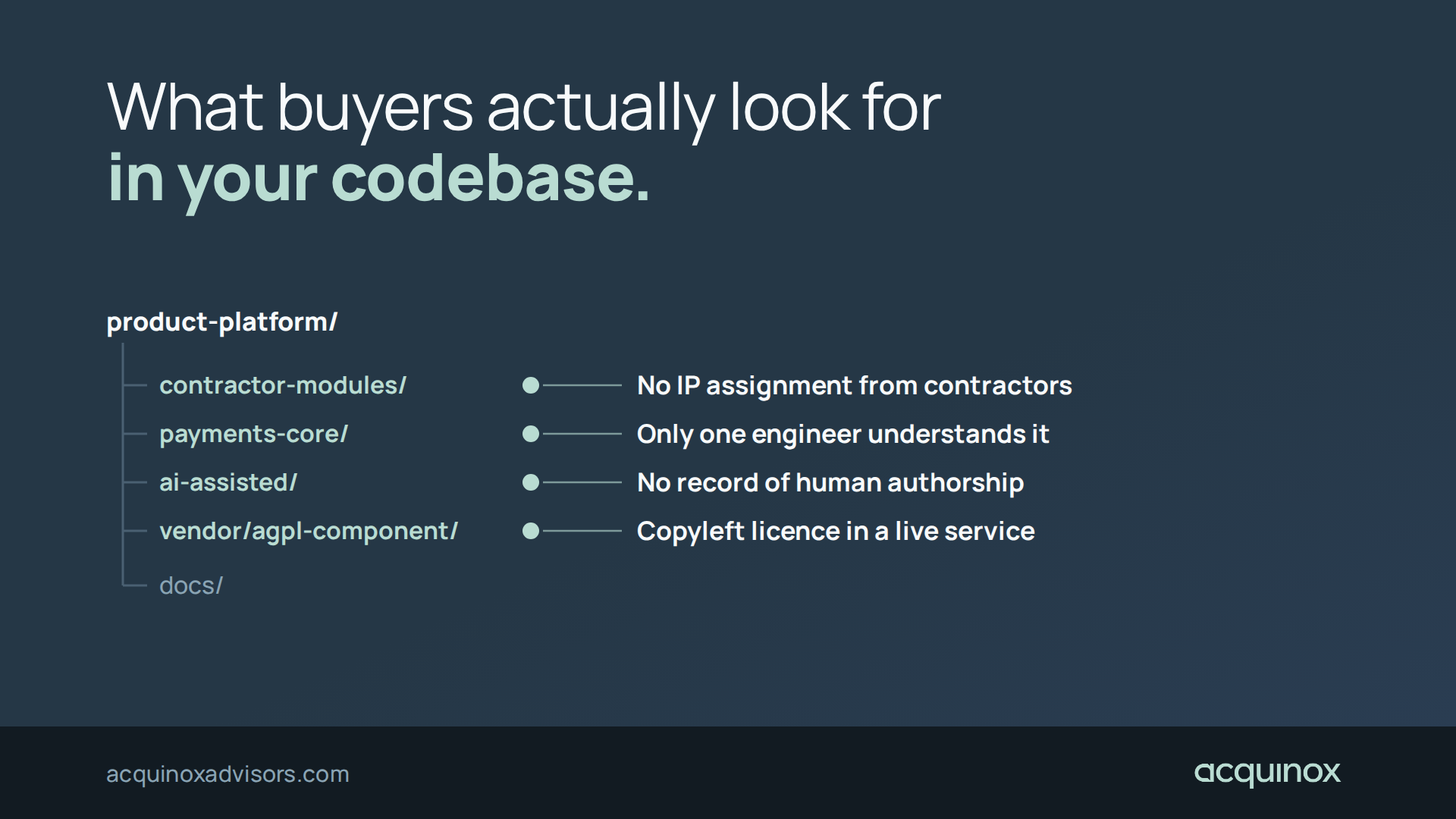 Technical due diligence